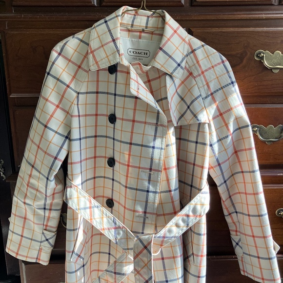 Coach women's short trench coat - Picture 1 of 12